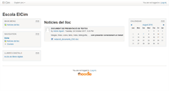 Desktop Screenshot of moodle.escolaelcim.cat