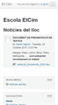 Mobile Screenshot of moodle.escolaelcim.cat
