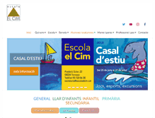 Tablet Screenshot of escolaelcim.cat
